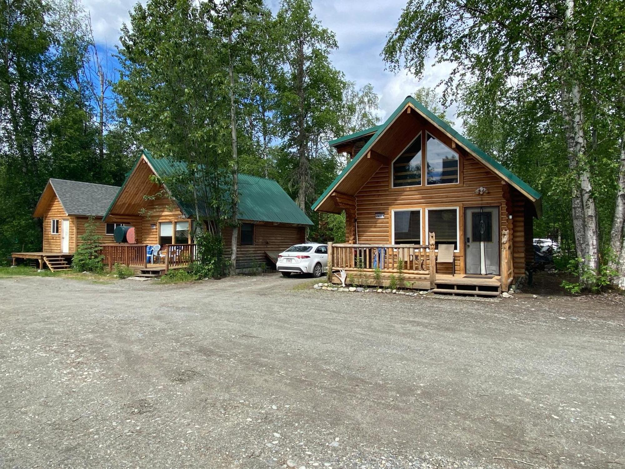 Talkeetna Log Cabin With Hot Tub Unit 1 Eksteriør billede