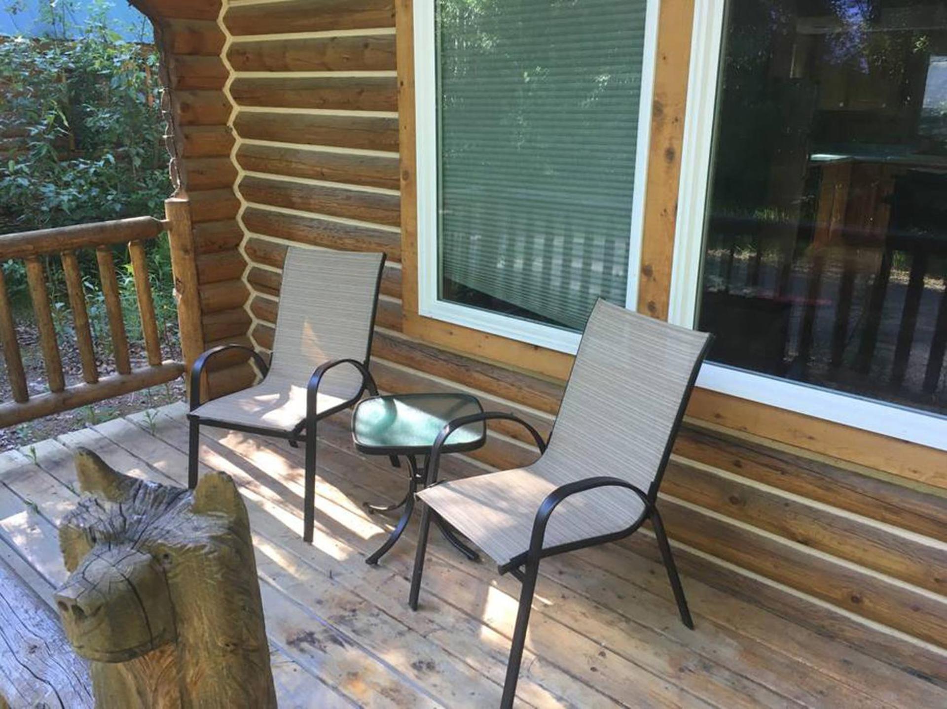 Talkeetna Log Cabin With Hot Tub Unit 1 Eksteriør billede