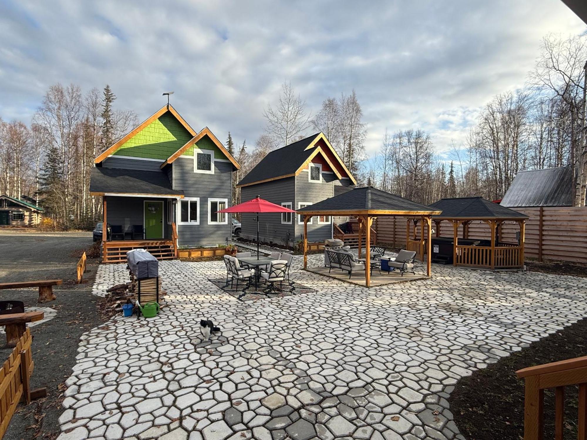 Talkeetna Log Cabin With Hot Tub Unit 1 Eksteriør billede