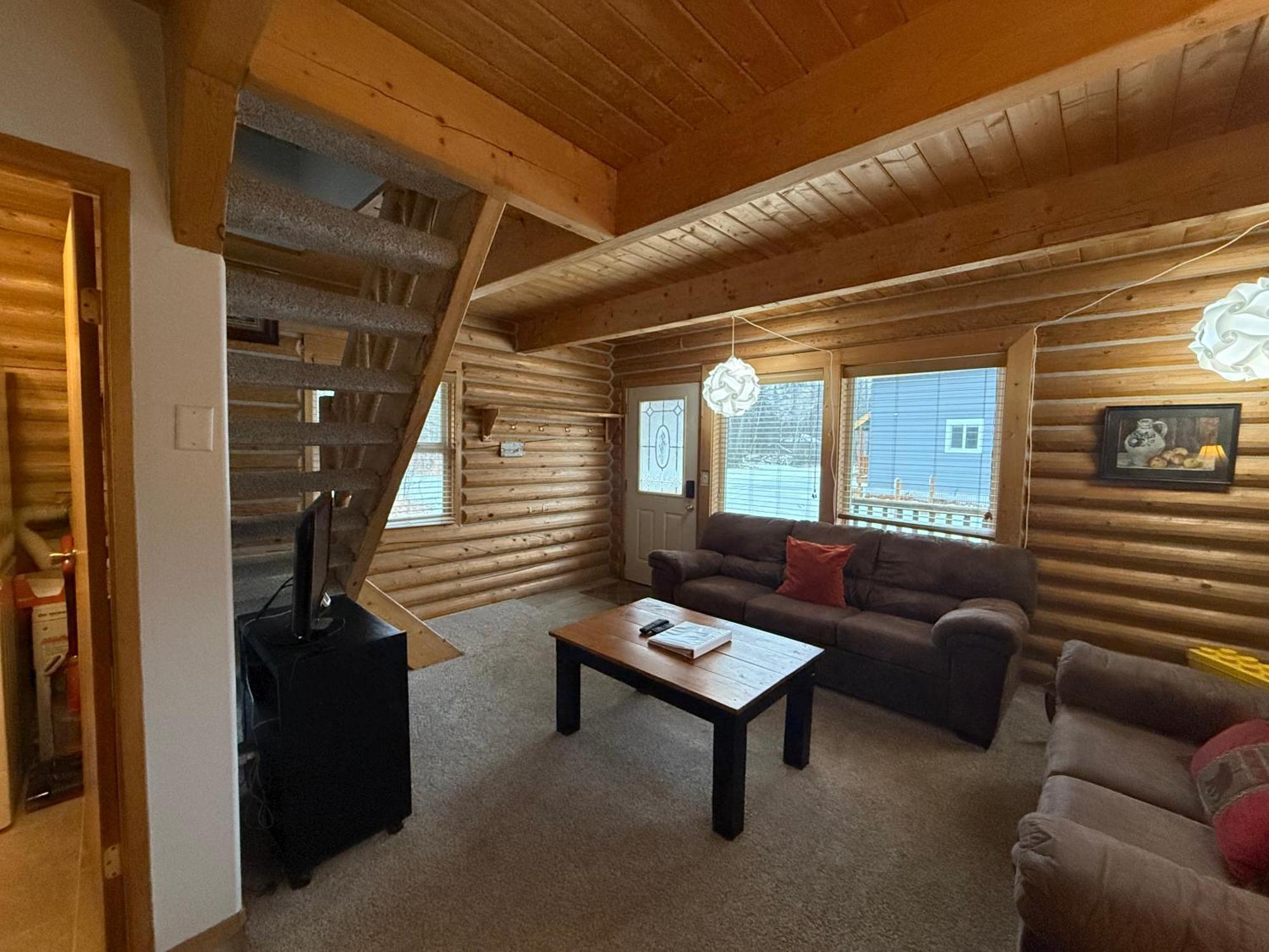 Talkeetna Log Cabin With Hot Tub Unit 1 Eksteriør billede